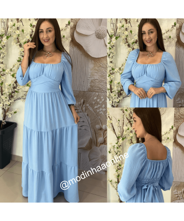 Vestido Katia Azul Bebe